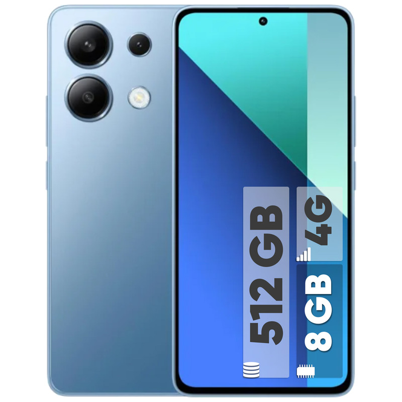 گوشی موبایل شیائومی مدل Redmi Note 13 4Gگلوبال دو سیم کارت ظرفیت 512 گیگابایت و رم 8 گیگابایت