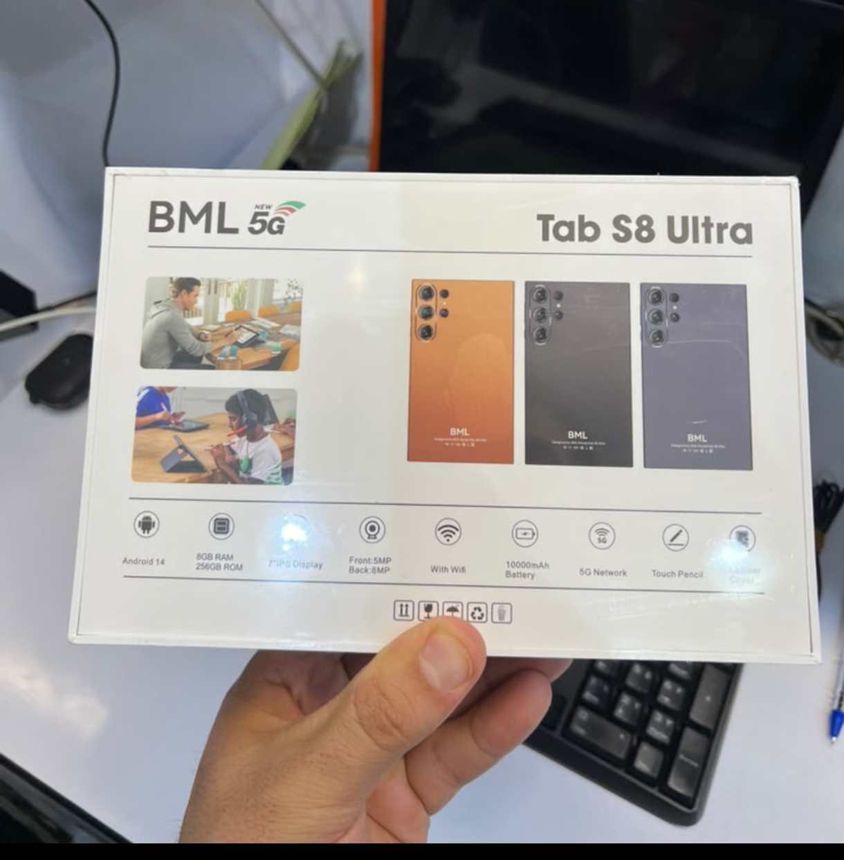 تبلت 7 اینچ BML مدلs8ultra / گزینه اقتصادی برای آموزش، مطالعه و استفاده روزمره
