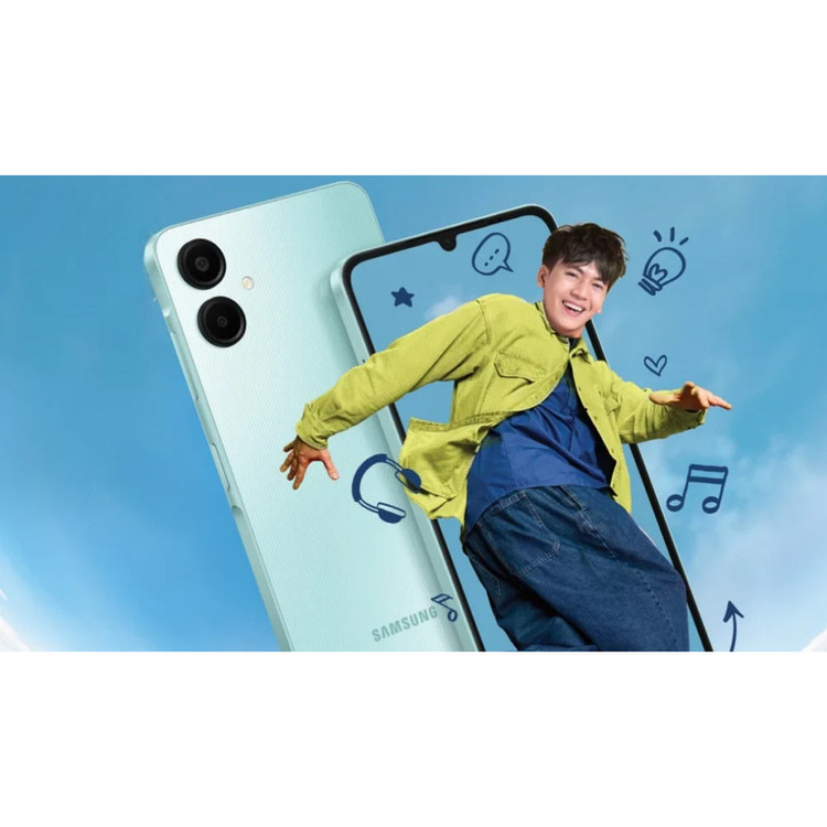 گوشی سامسونگ Galaxy A06 5G دو سیم کارت 128 گیگابایت و رم 4 گیگابایت - به همراه به همراه شارژر 25 وات سامسونگ،